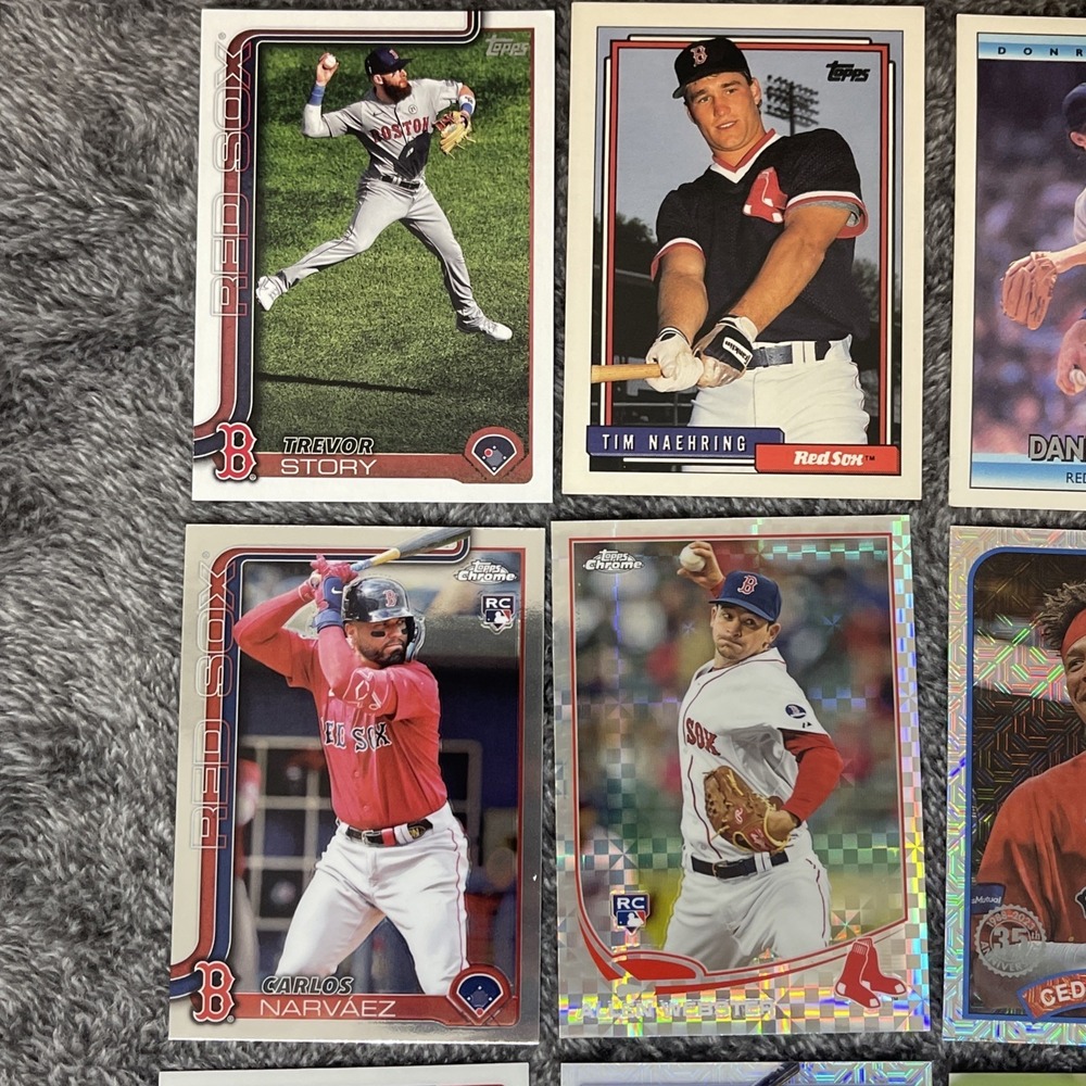 Boston Red Sox Baseball 21 Card Lot - Auto, Rookies,‎ Base, Insert, Parallel - Picture 3 of 9